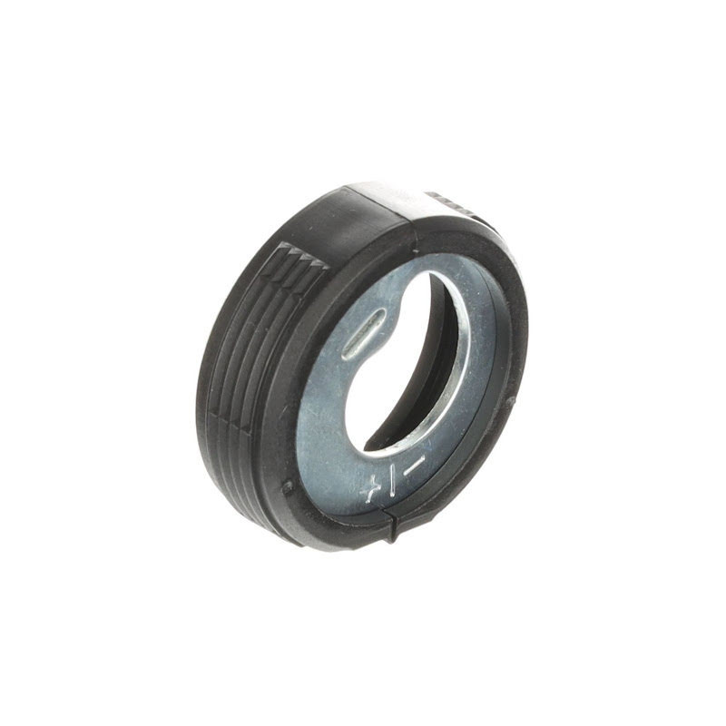 Riex JK42 Gancio regolabile per armadi, D35x12 mm, incl. accesso., nero