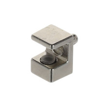 Riex JC44 Reggipiano in vetro Cubo, max 8 mm, con perno, D5 mm, nichelato