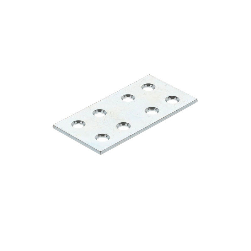 Riex JC46 Piastra di collegamento, 60x30 mm, T2, zinco bianco