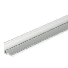 Angolo profilo LED Riex EO22, max. larghezza 12 mm, 3 m, anodizzato argento