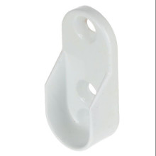 Riex VT24/VT14 Supporto barra per armadio per barra ovale, 30x15 mm, bianco