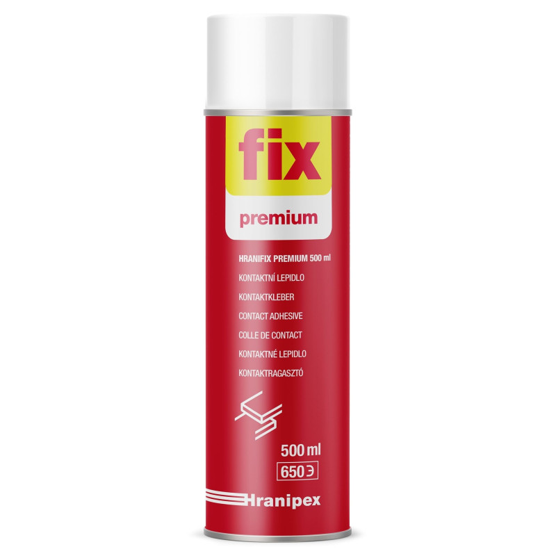 HRANIFIX PREMIUM - Colla a contatto Spray
Imballaggio : 500ml aerosol