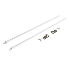 Riex NP11 Set di 2 ringhiere longitudinali, 550 mm, bianco